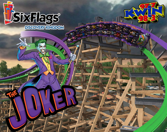 six flags joker plush